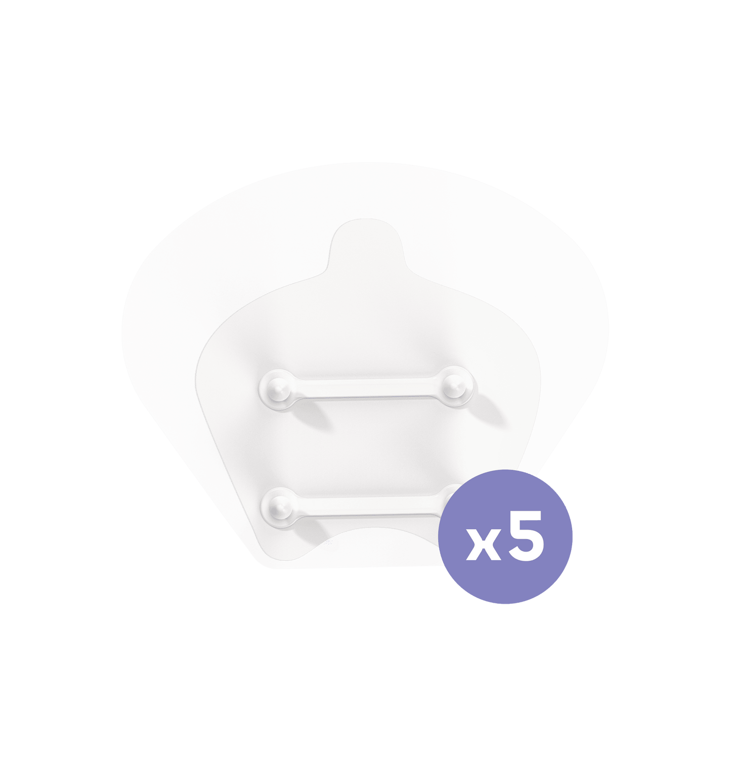 5-Pack adhesive stickers