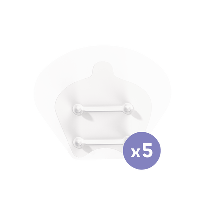 5-Pack adhesive stickers