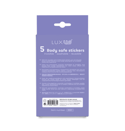 5-Pack adhesive stickers