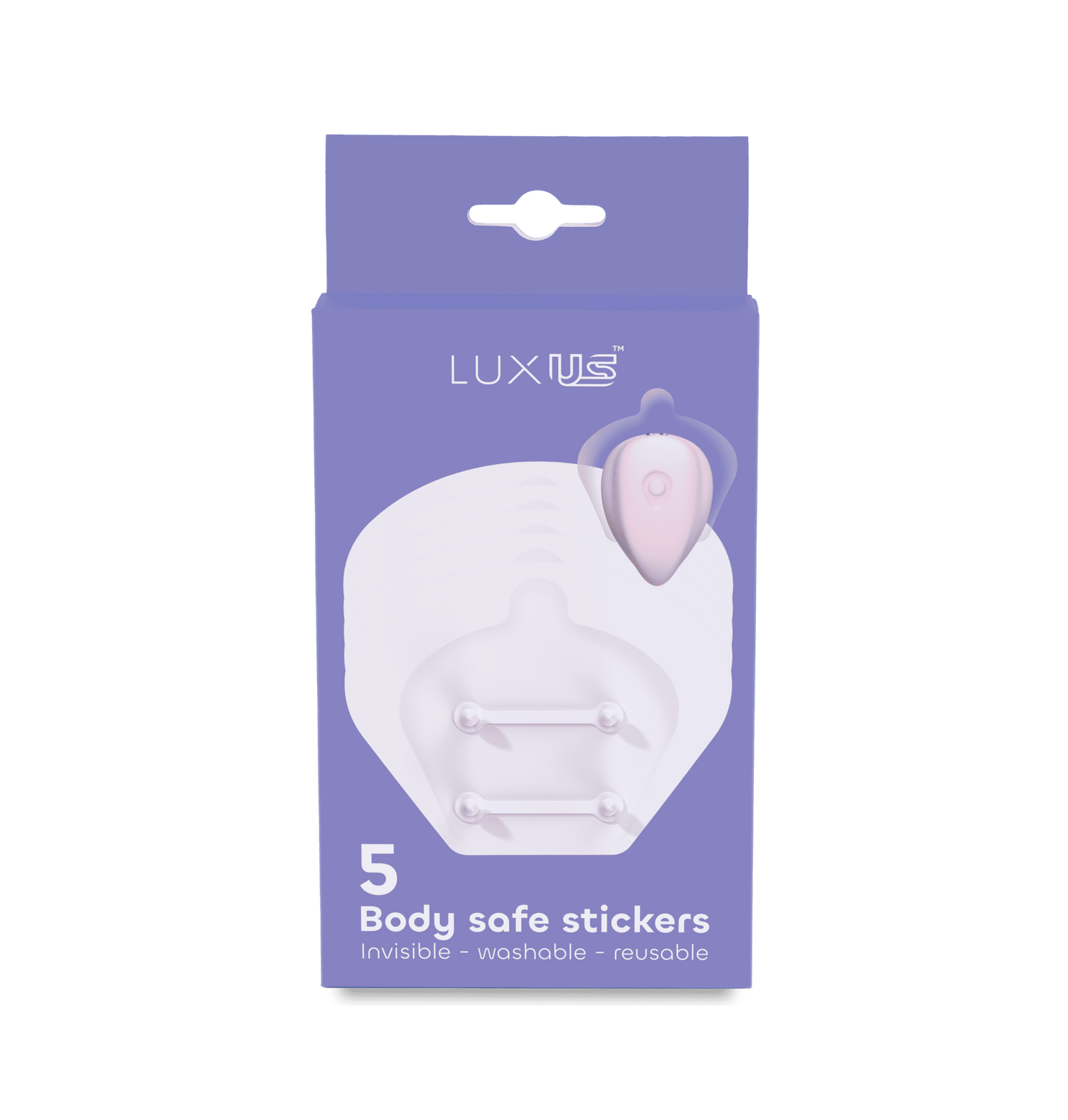 5-Pack adhesive stickers