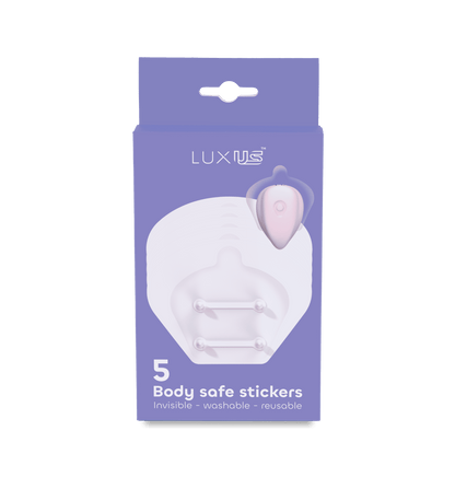5-Pack adhesive stickers
