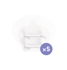 5-Pack adhesive stickers
